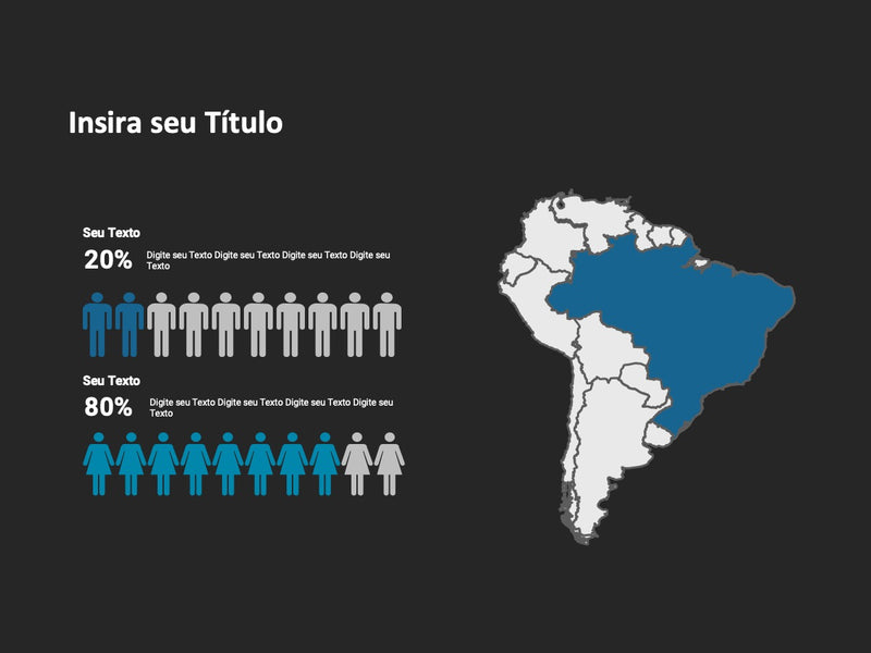 Gráfico Mapa do Brasil - Slide Individual