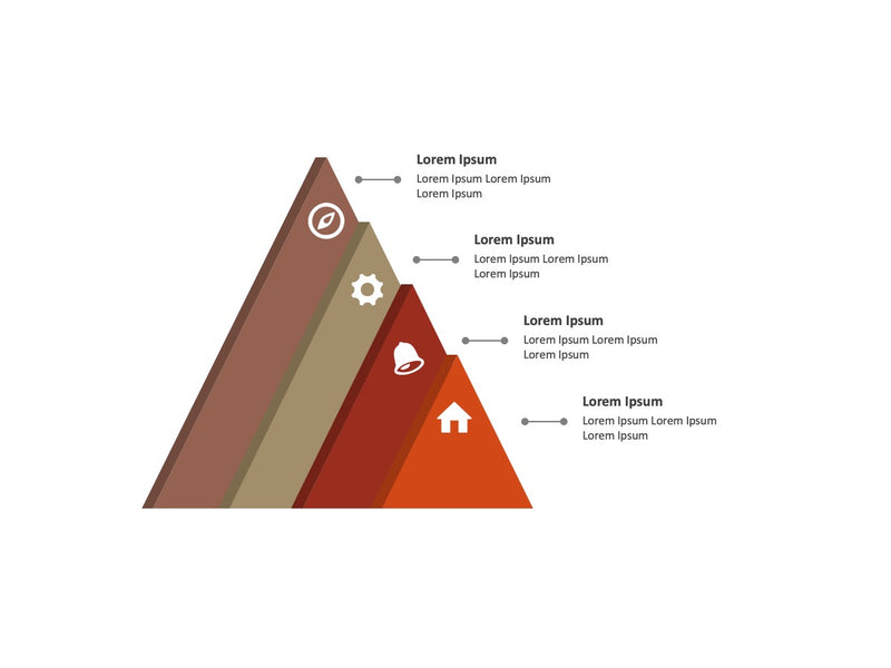 Infográfico em Pirâmide - Slide Individual