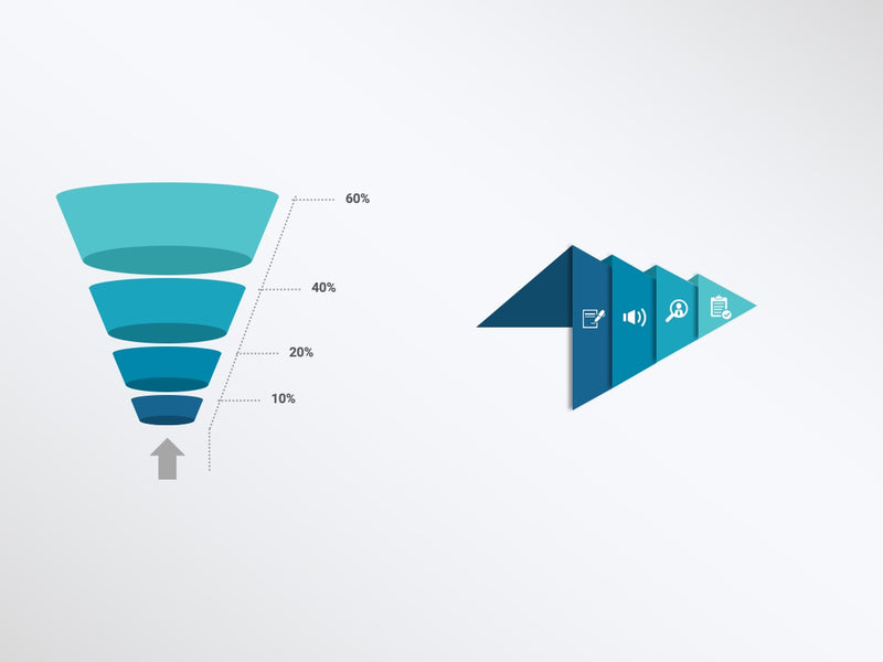 Infográfico em Funil - Slide Individual