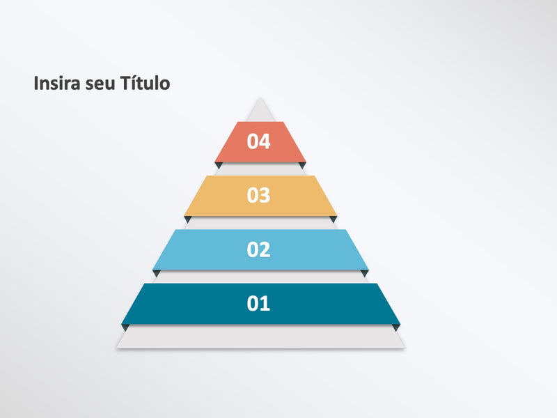 Pirâmide com níveis - Slide Individual