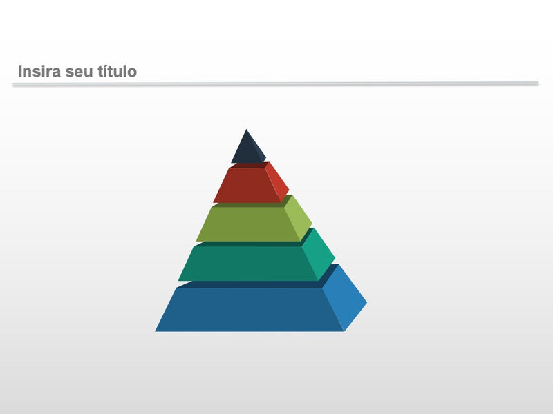 Dashboard Pirâmide em Faixas 3D - Slide Individual