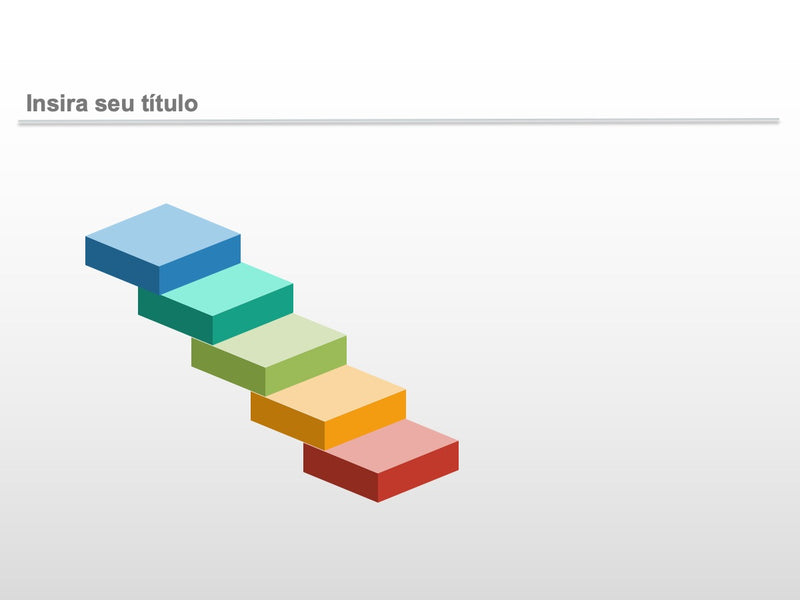 Dashboard Quadrados em Escada - Slide Individual