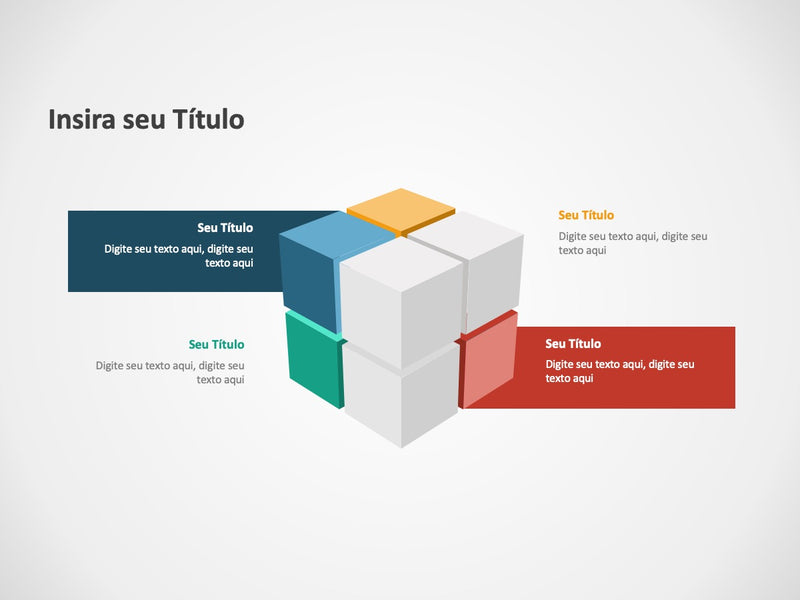 Cubo 3D - Slide Individual