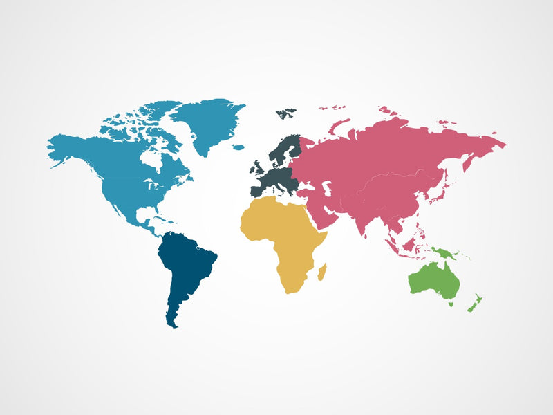 Geografia Mapa - Slide Individual