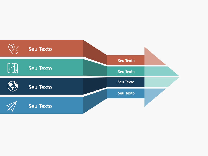 Objetivo em Setas - Slide Individual