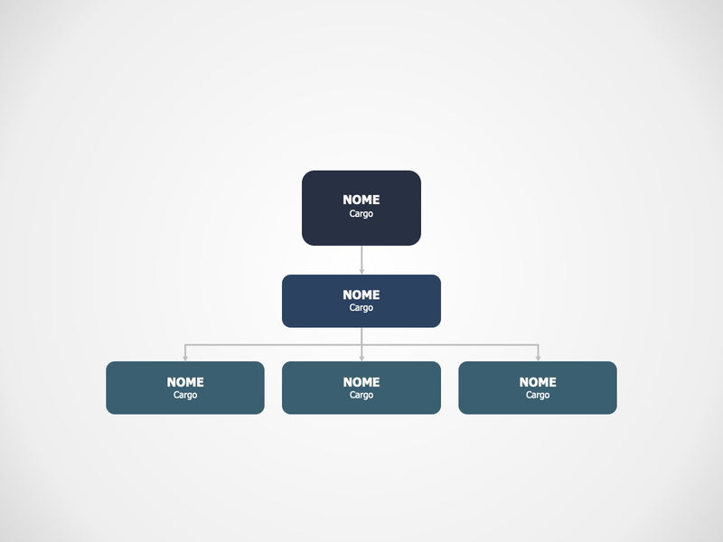 Organograma Simples - Slide Individual