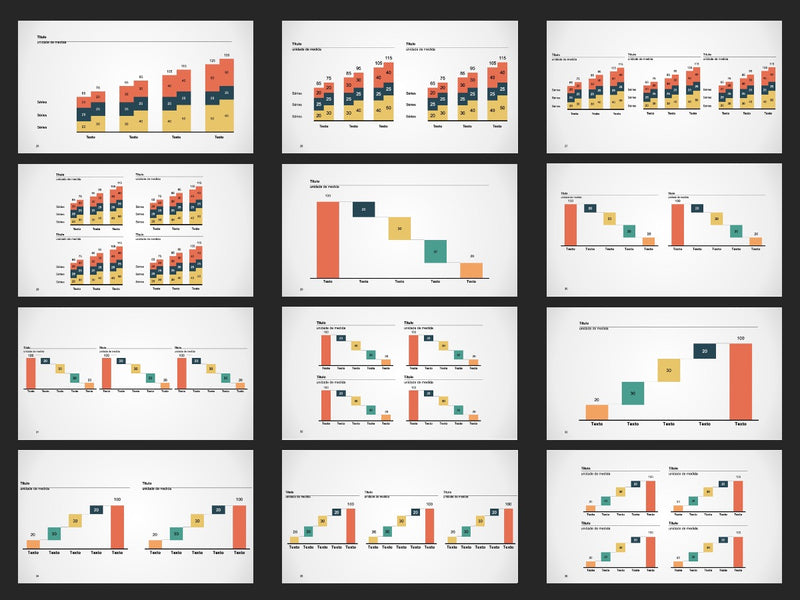 Gráficos Completo - Super Pacote com 110 Slides