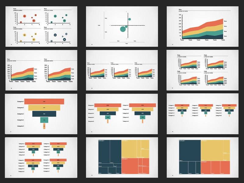 Gráficos Completo - Super Pacote com 110 Slides