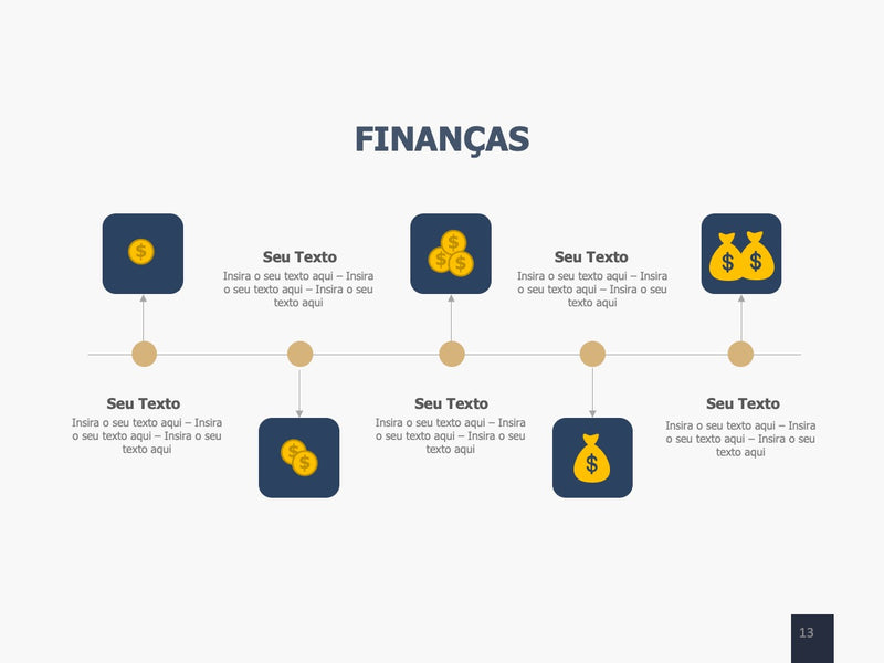 Dinheiro e Finanças - Pacote com 20 Slides