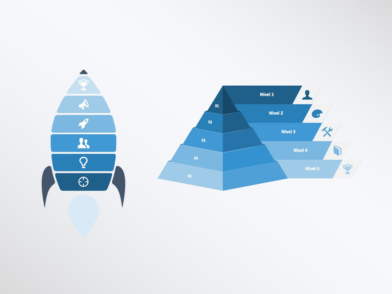 Infográfico com Funil - Pacote com 15 Slides