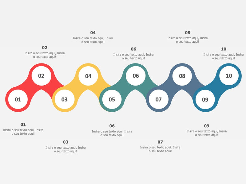 Linha do Tempo - Super Pacote com 50 Slides