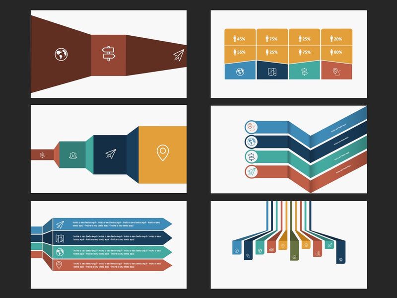 Formas em Perspectiva - Pacote com 15 Slides