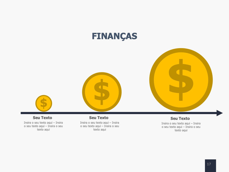 Dinheiro e Finanças - Pacote com 20 Slides