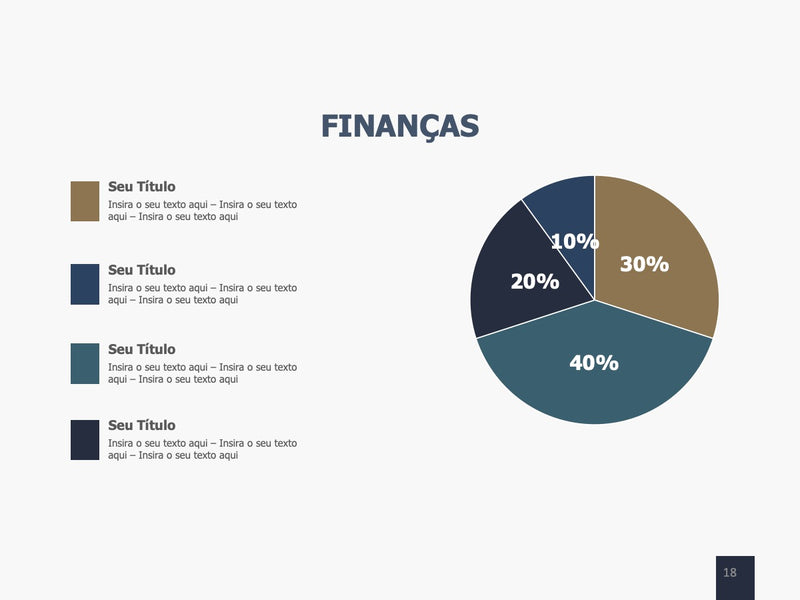 Dinheiro e Finanças - Pacote com 20 Slides