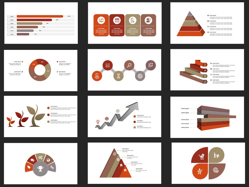 Dashboards - Pacote com 15 Slides