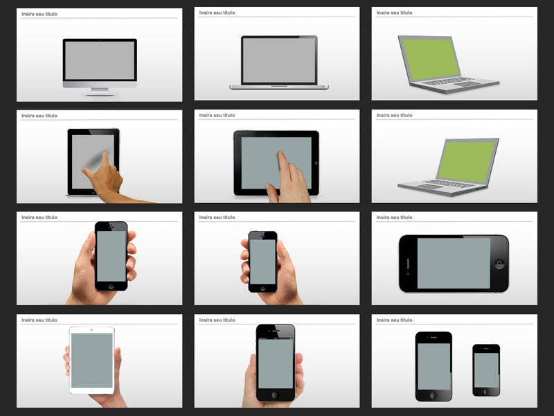 Imagens Coringas Devices - Pacote com 35 Slides