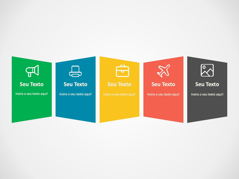 Kit Infográficos - Pacote com 6 slides