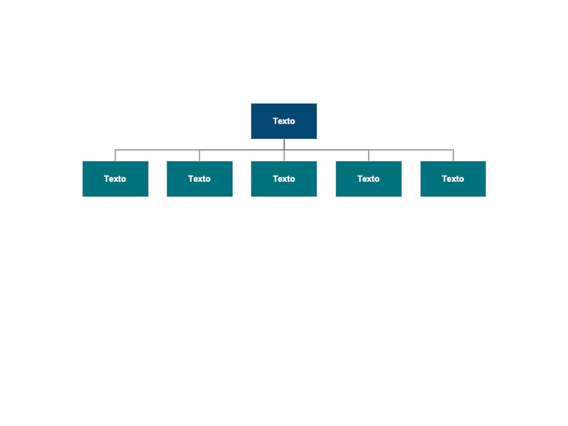 Modelos de Organograma - Pacote com 6 slides