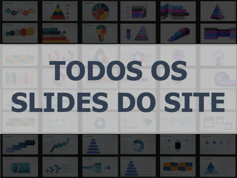 Todos os Slides - Super Pacote com mais de 850 slides e 400 Ícones