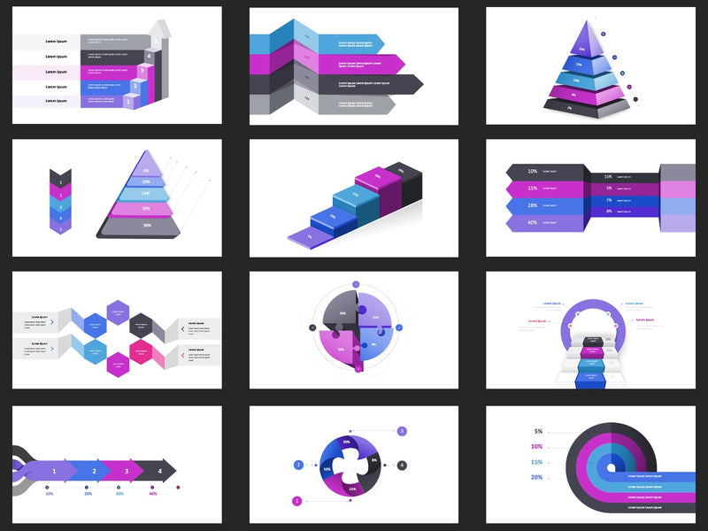 Dashboards - Pacote com 15 Slides