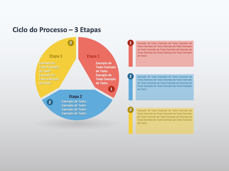 Infográfico de Processos - Pacote de 6 slides