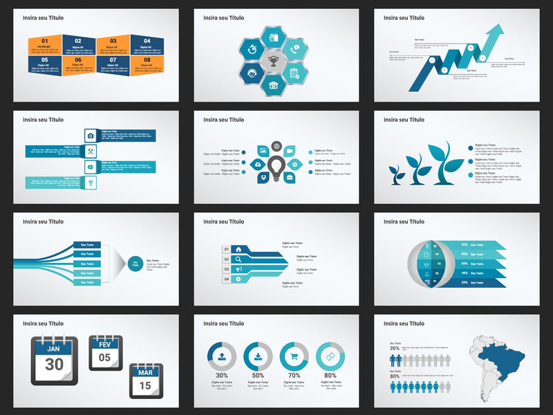 Apresentação Executiva - Pacote com 20 Slides