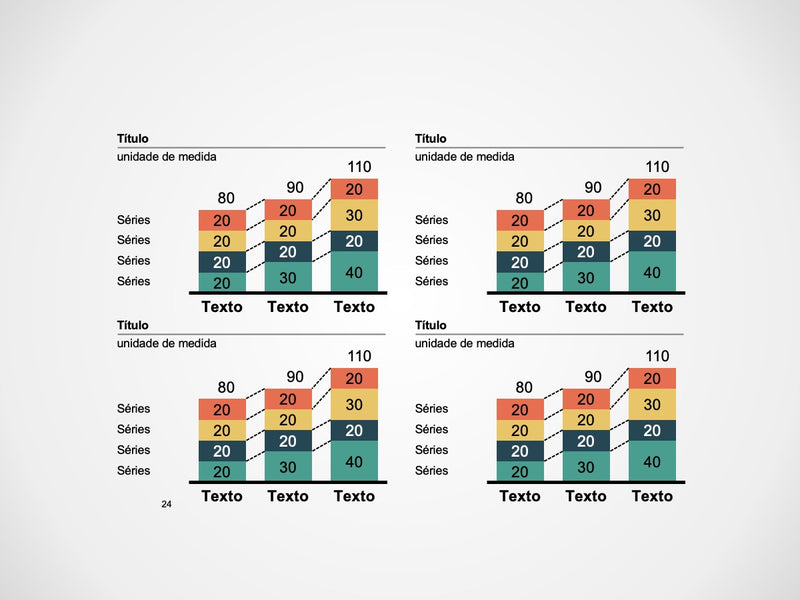 Gráficos Completo - Super Pacote com 110 Slides