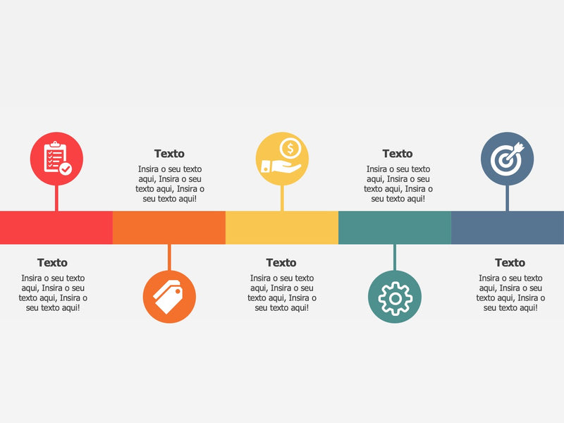 Linha do Tempo - Super Pacote com 50 Slides