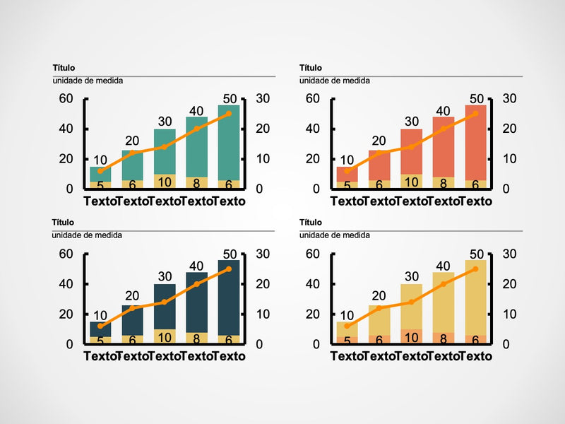 Gráficos Essenciais - Pacote com 25 Slides