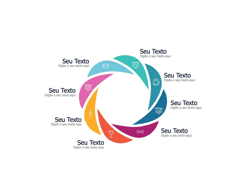 Processo Circular - Pacote com 6 Slides