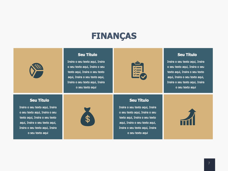 Dinheiro e Finanças - Pacote com 20 Slides