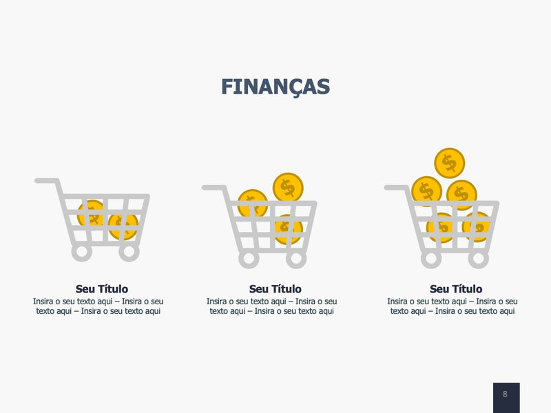 Dinheiro e Finanças - Pacote com 20 Slides