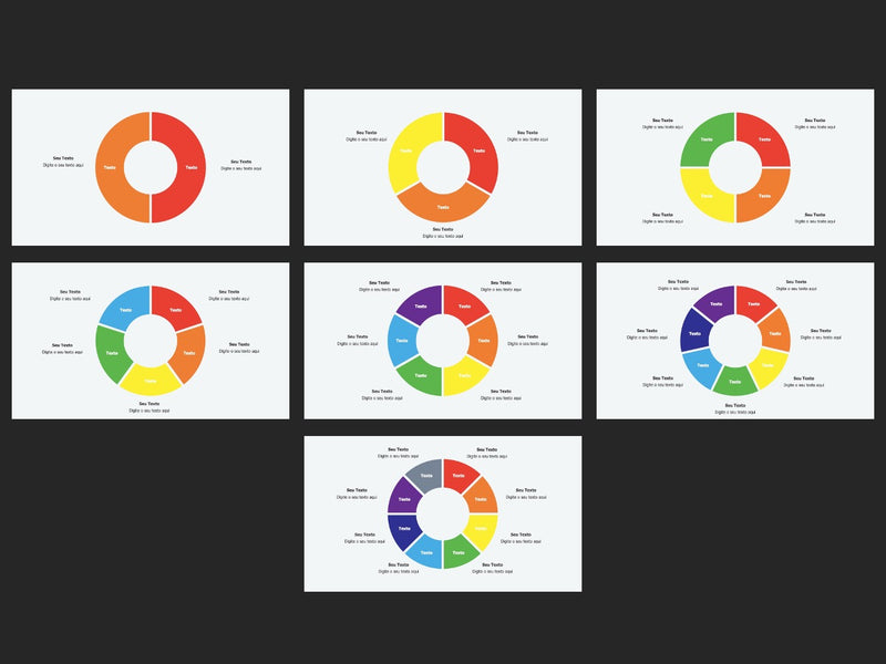 Processo de 8 Etapas Claro - Pacote com 7 Slides